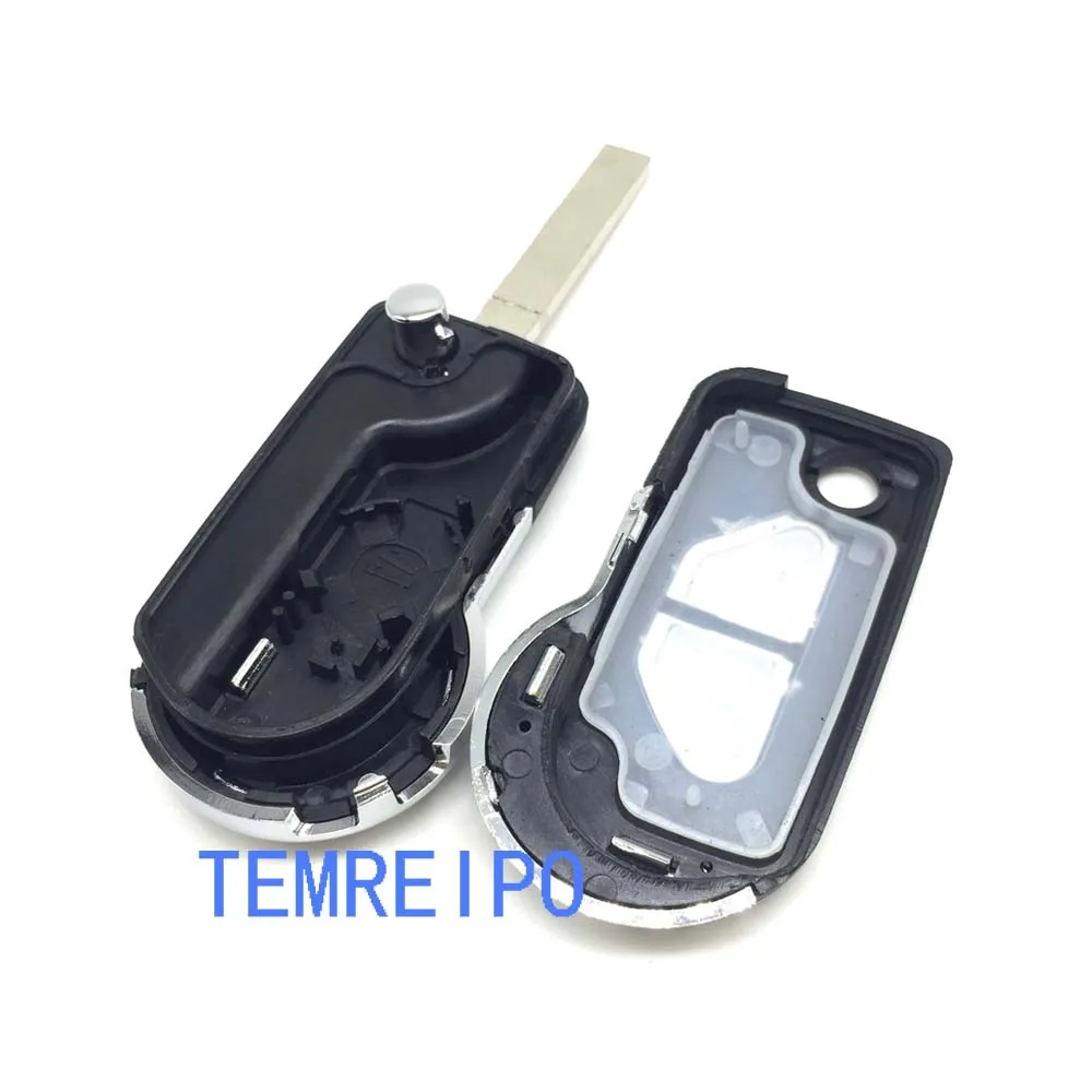 Сменные ключи для peugeot citroen 2 кнопки дистанционного ключа c1 c2 c3 c5 c4l 207 307 308 407 fob Blade