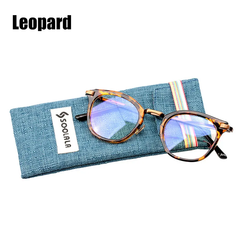 Leopard SOOLALA, женские модные кошачьи очки для чтения, очки, оправа для дальнозоркости, очки для чтения+ 0,5 0,75 1,25 1,75 2,25 до 5,0 - Цвет оправы: Leopard