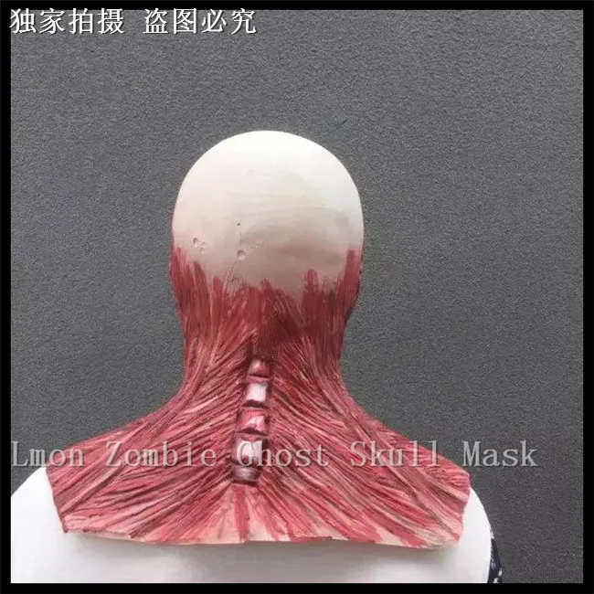 Top Quality 100% Latex Halloween Cosplay Devil Mask Zombie Scary Fancy Dress Adult Costume Full Head and Neck Ghost | Дом и сад