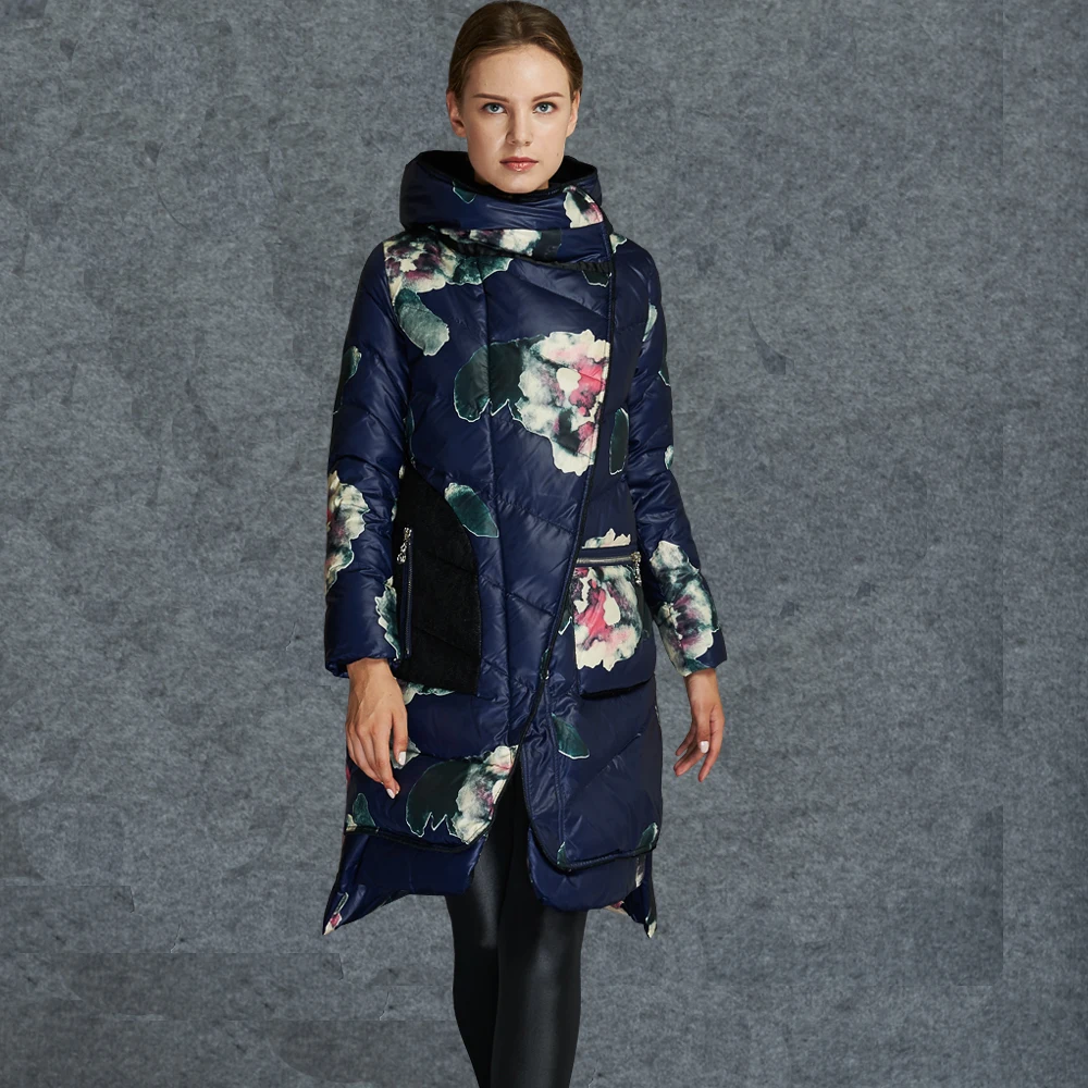 Парка женская с капюшоном теплая зимняя 2019|coat brand|coat downcoat fashion |