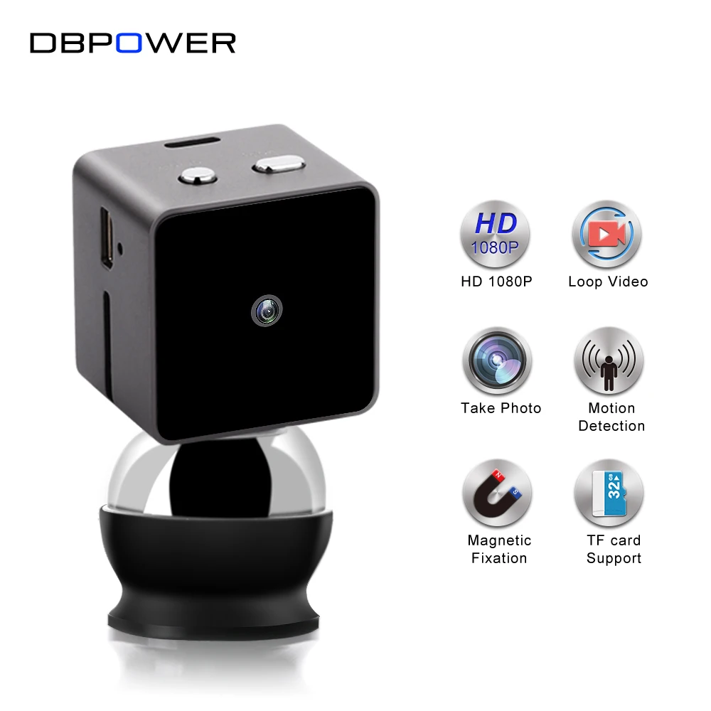 Dbpower HD 1080 P мини Камера Беспроводной Портативный Мирко Регистраторы DVR велосипед