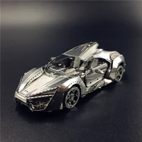 mmz model nanyuan 3d metal model kit hypersport racing car assembly model diy 3d laser cut model puzzle toys for adult