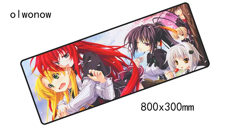 Size 800x300x2mm Коврик для мыши dxd для средней школы 800x300 мм, коврик для мыши, коврик для компьютерной мыши, Подарочный игровой коврик, высокое качество, коврик для мыши для геймера - Цвет: Size 800x300x2mm