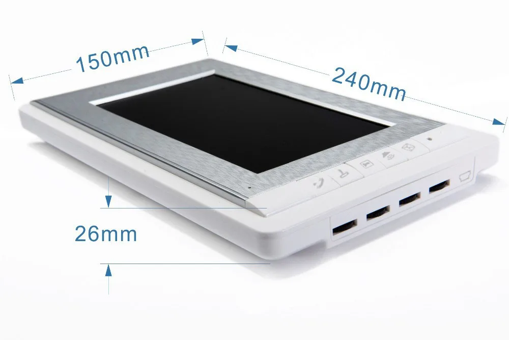 7 дюймовый монитор для видеодомофона система внутренней связи видеодомофон с