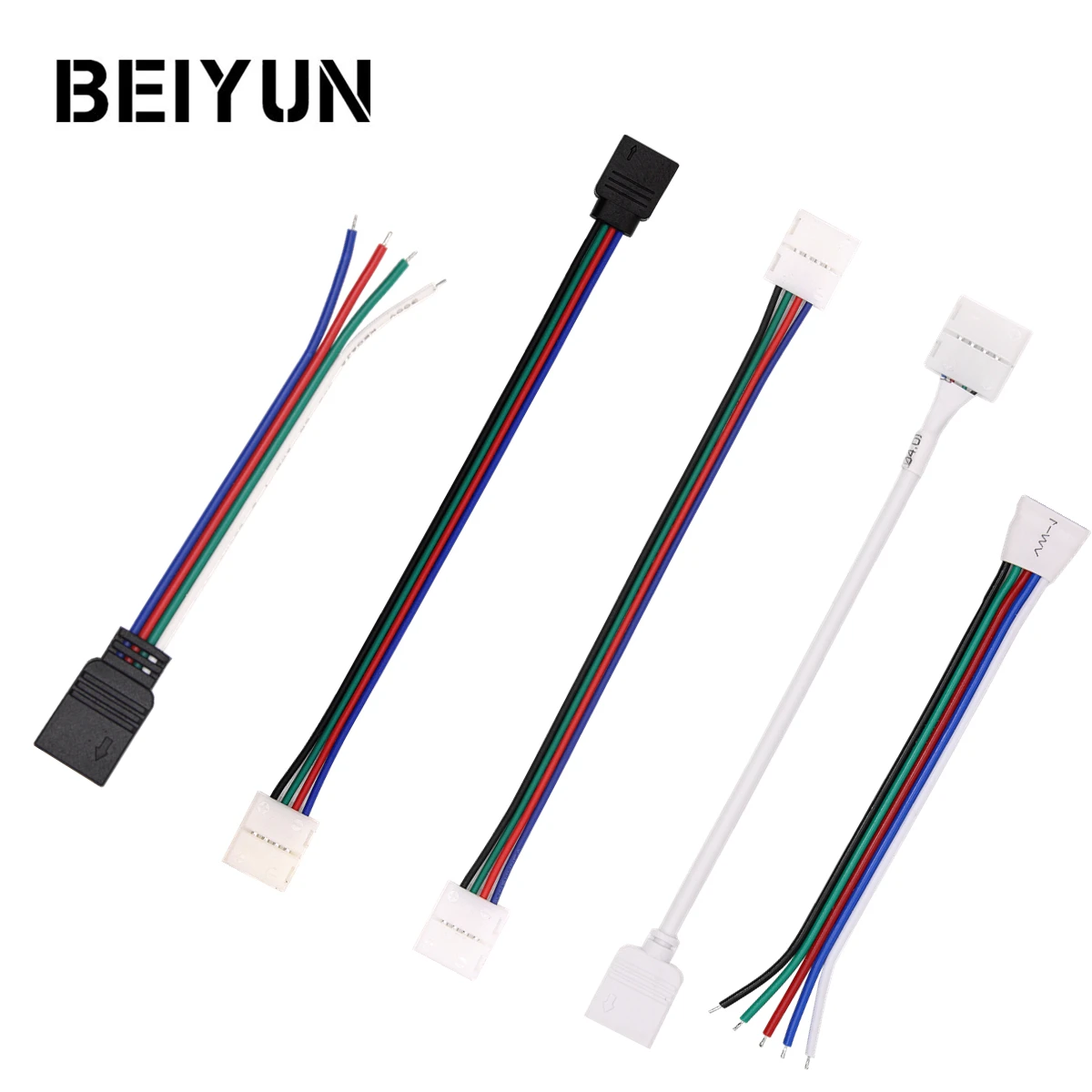 4pin RGB Светодиодная лента 5pin добавить теплую белую светодиодную ленту Разъем