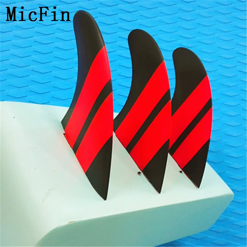 M-G5 Micfin quillas surf вафельная fcs плавники стекловолокна досок для серфинга плавники три ребра размер M-G5