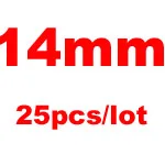 14mm Смешанные карамельные милые цветные акриловые круглые бусины-разделители для изготовления ювелирных изделий AB014 - Цвет: 14mm
