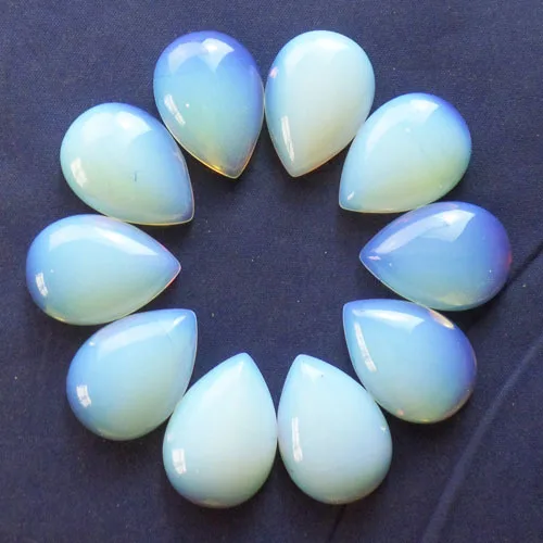 10 шт оптом натуральный опал Опалит кабошон Кабошон 25x18x7 мм S 79|fashion jewelry|jewelry