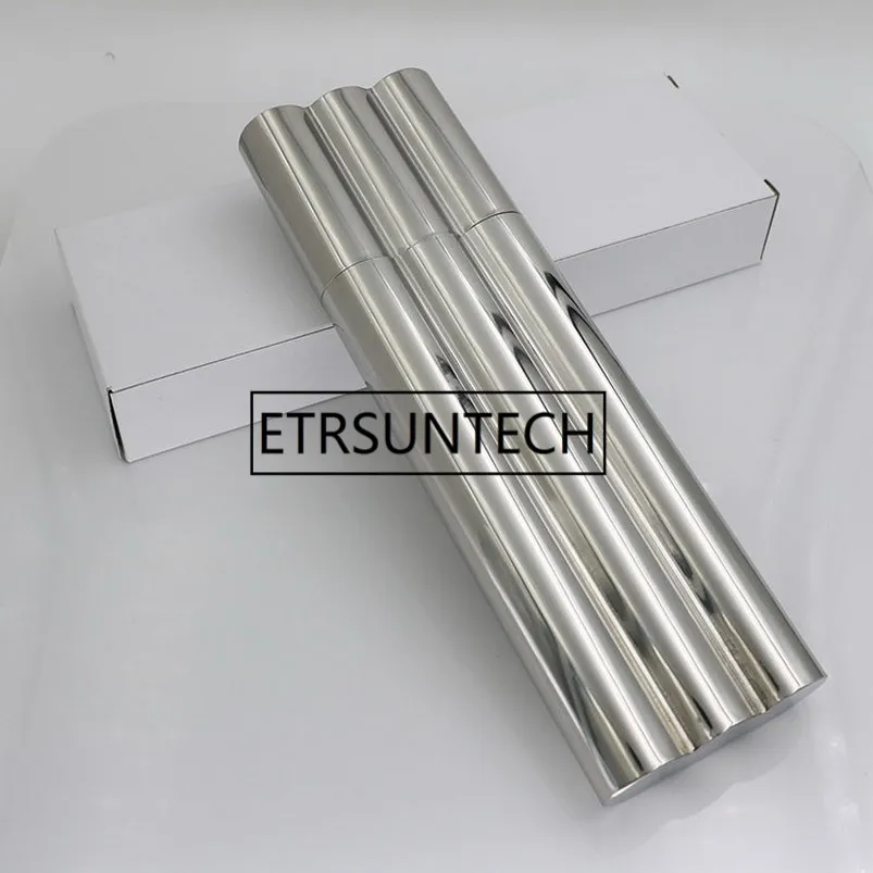 Фляга для бедер зеркальная полированная 2 унции винная трубка с двумя трубками