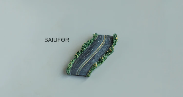 BAIUFOR животные миниатюры и фигурки дорога шоссе автобус батарея автомобиль DIY Сказочный Сад, миниатюра модель моделирования игрушки для мальчиков