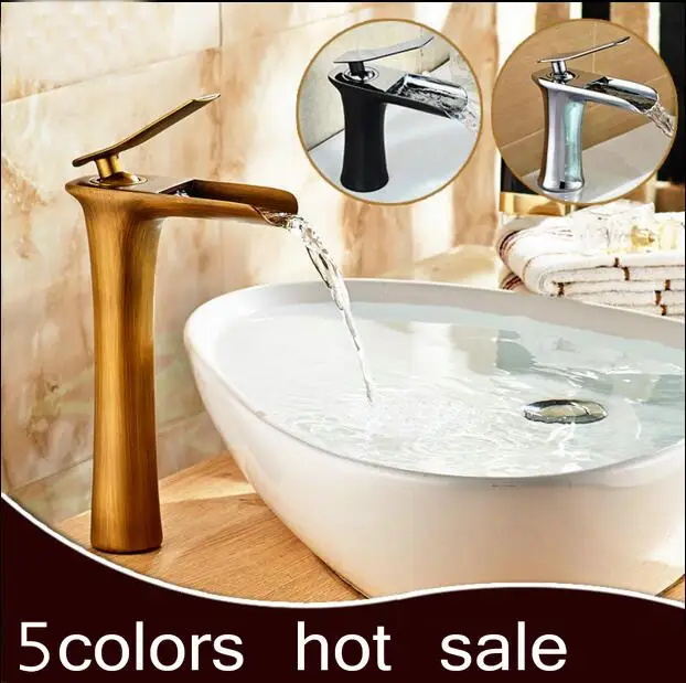 Смеситель водопад для ванной комнаты