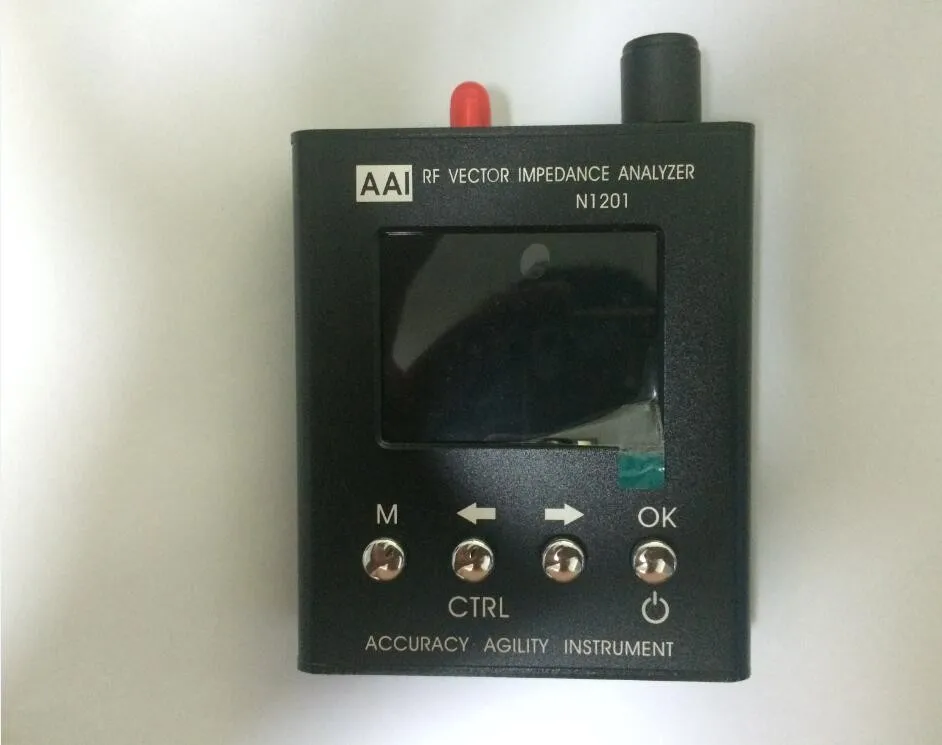 N1201SA 140MHz- 2.7GHz New English verison with Enlish instruction UV RF Vector Impedance ANT SWR Antenna Analyzer Meter Tester