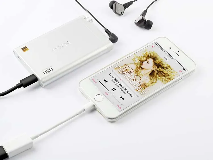 Топпинг NX4 DSD XMOS-XU208+ ES9038Q2M чип Портативный USB DAC DSD Декодер Усилитель для наушников алюминиевый корпус черный/серебристый