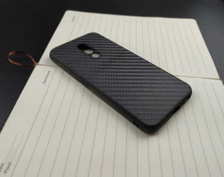 Чехол из углеродного волокна для Meizu 16 16th Plus ультра тонкий Силиконовый