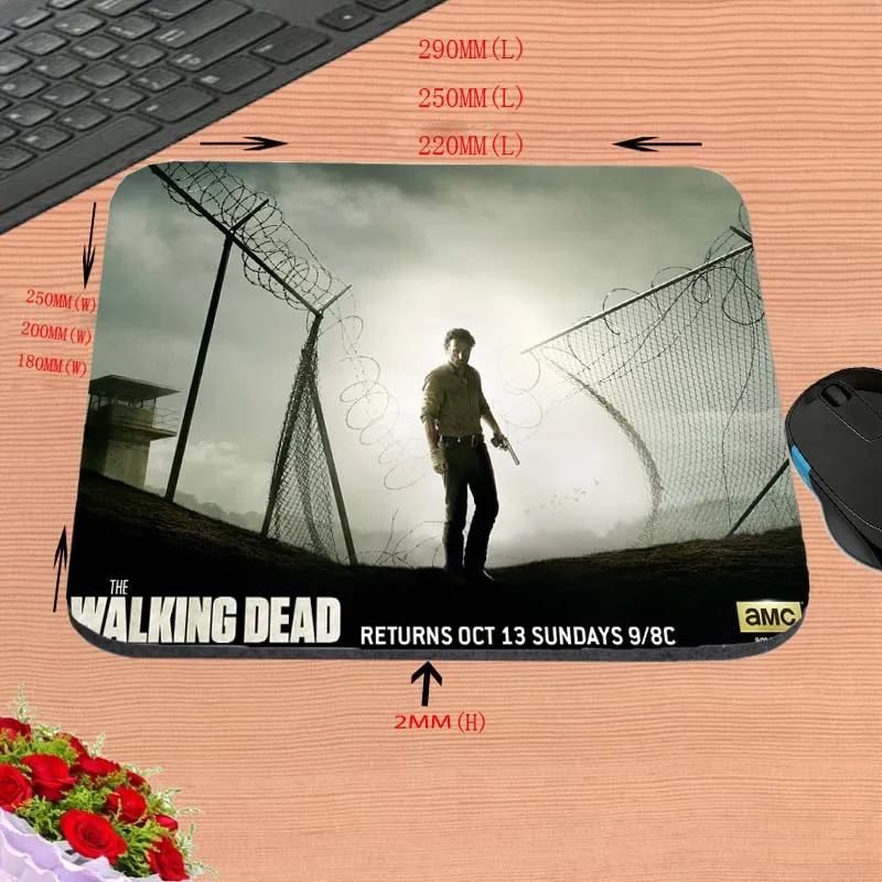 Роскошная печать 4 шт. Ходячие мертвецы не открывать его ноутбук Специальный