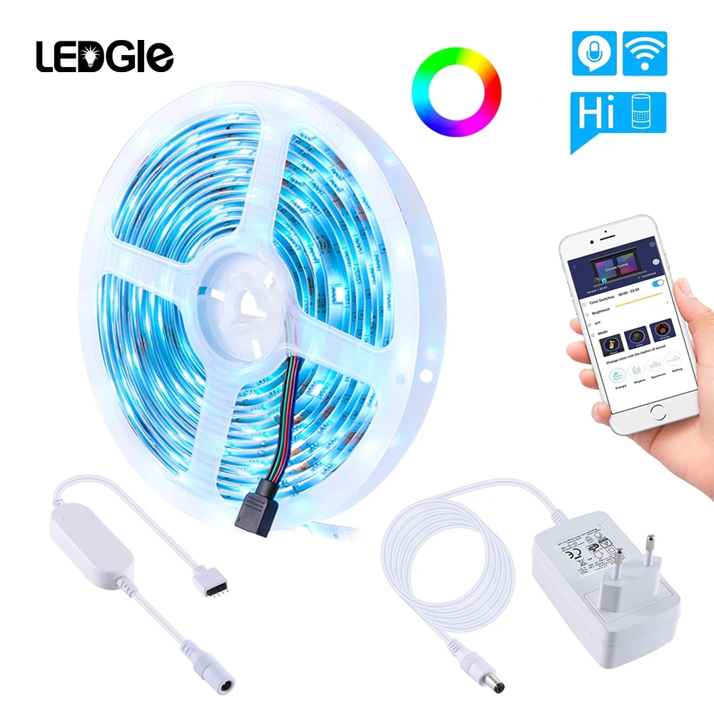 LEDGLE 16 4 фута 150 светодиодов WiFi умная Светодиодная лента Ligh Беспроводное