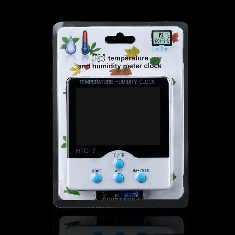 Метеостанция с подставкой цифровой термометр-гигрометр ЖК дисплеем будильник