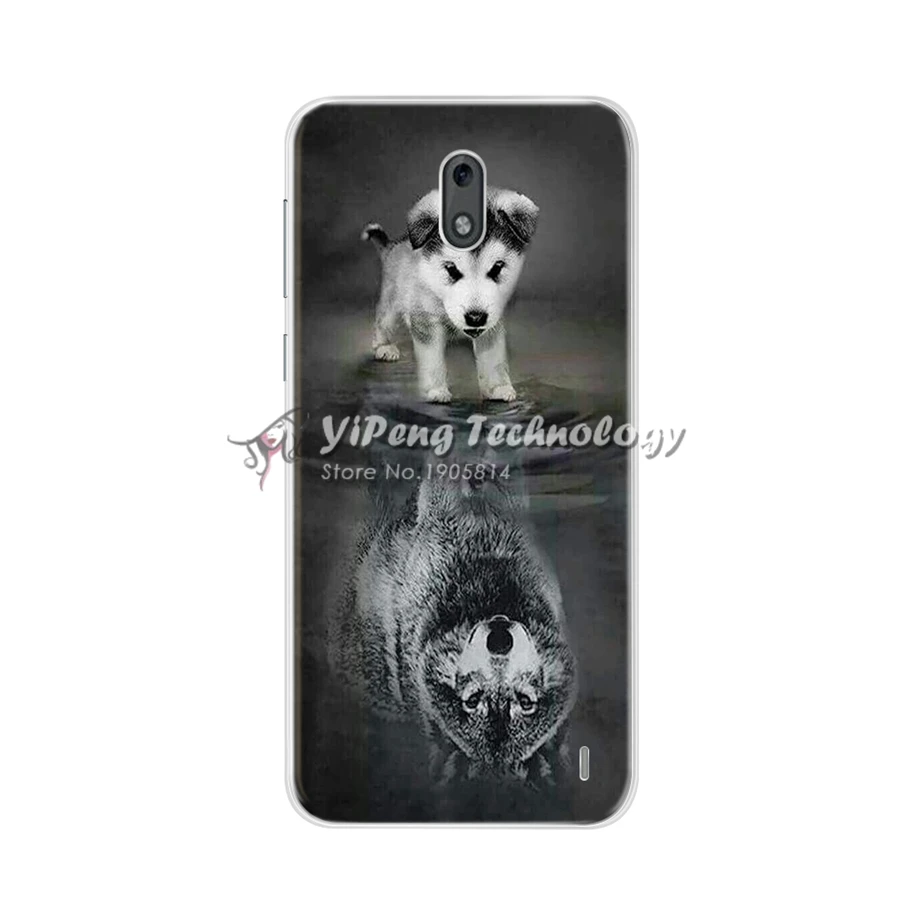For Phone Case Nokia 2 Nokia2 Soft Cover Silicon Bumper Housing Cute Cat Coque Protector Back 5.0&quot |