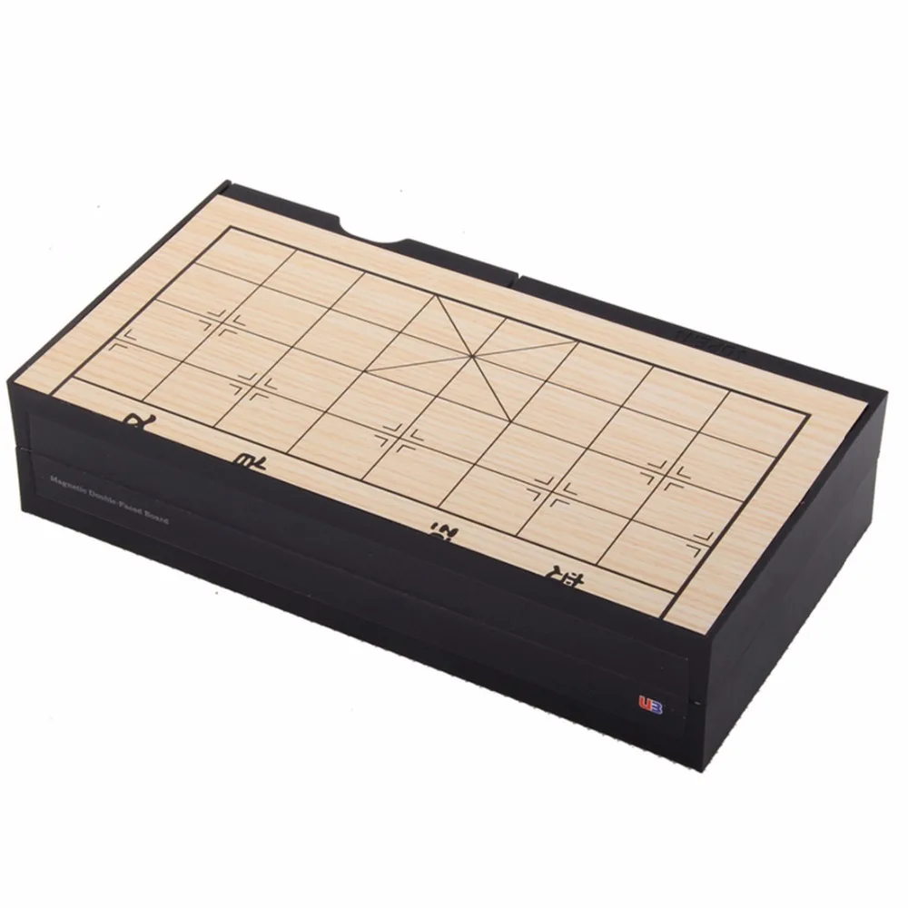 Двухсторонняя Портативная Складная шахматная доска, магнитный китайский Шахматный набор Weiqi Go, игровая игрушка, настольная игра, вечерние шахматы, подарок на день рождения