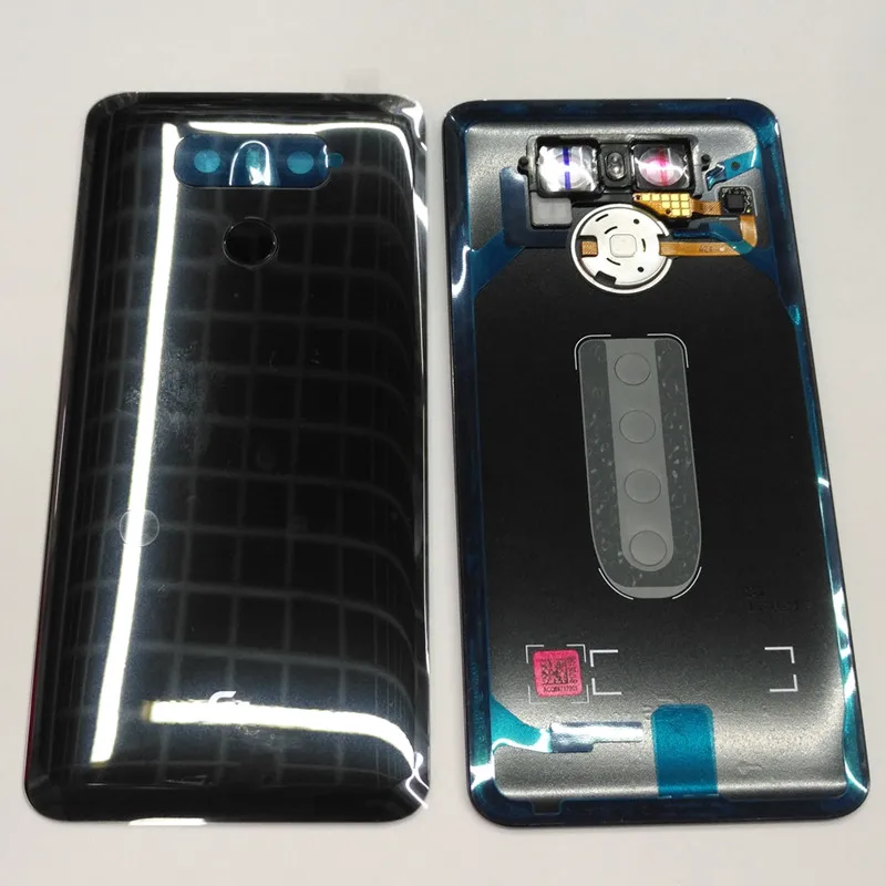 Для LG G6 H870 H871 H872 H873 LS993 US997 VS998 задняя крышка Крышка батарейного отсека дверной чехол+ кнопка Home+ отпечаток пальца+ с объективом камеры