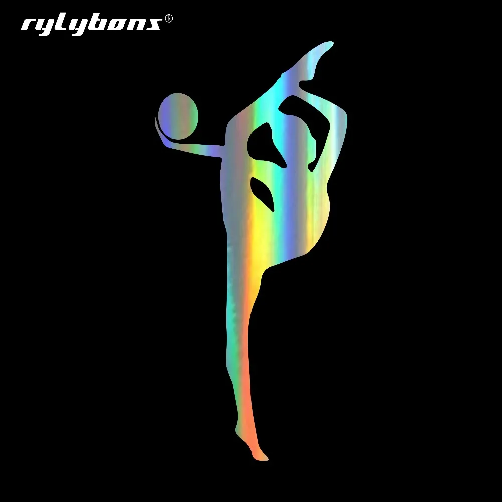 Rylybons новая наклейка для машины гимнастики Спорт смешные наклейки на бампер