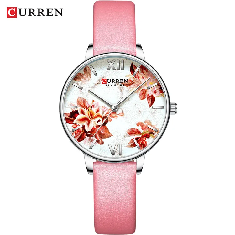 L Silver Curren женские часы брендовые роскошные часы женские Розовое Золото Кварцевые водонепроницаемые женские часы на запястье лучший бренд класса люкс - Цвет: L Silver