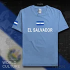 Футболка мужская, 100% хлопок, с флагом Сальвадора, SLV, 2017