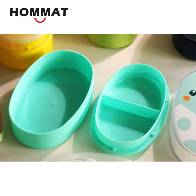 Милый мультфильм Kawaii японский Ланч бокс Bento с отсеками микроволновая печь