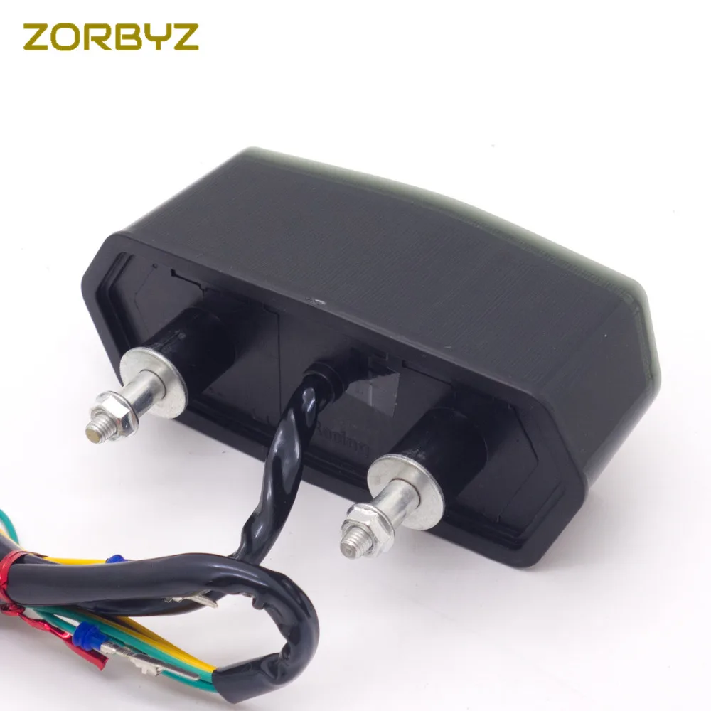 ZORBYZ черный светодиодный хвост тормозной поворотники Light для Honda гром MSX 125 CBR650F CTX700 CTX700N мотоцикл