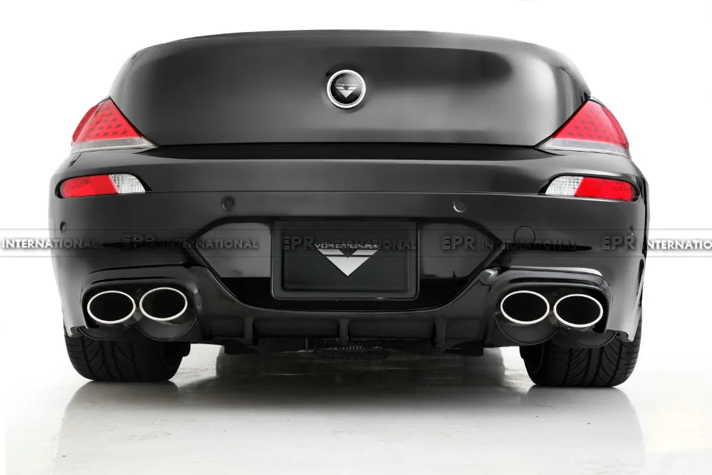 Автомобильный Стайлинг для BMW E63 E64(Soft top) M6 стильный задний диффузор из