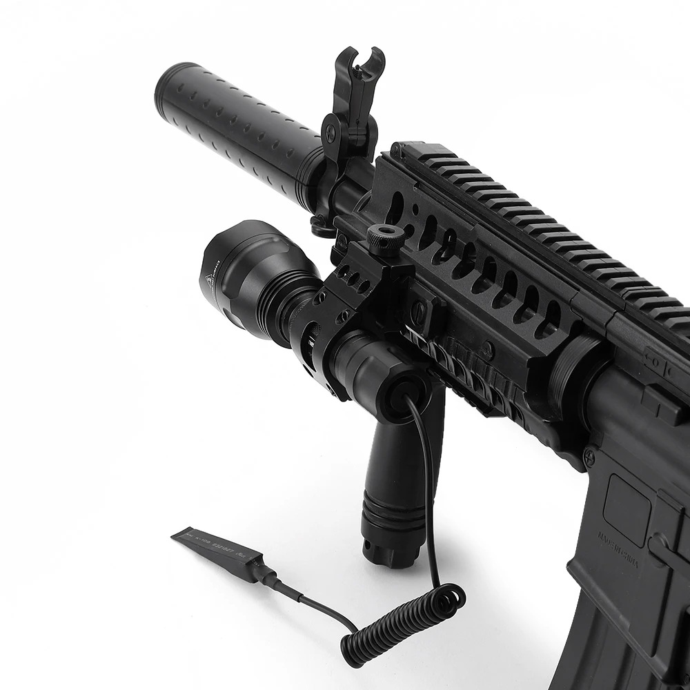 AloneFire C8 CREE XML T6 L2 U3 светодиодный тактический флэш-светильник фонарь Zaklamp 20 мм крепление для страйкбола прицел ружья светильник 18650 батарея