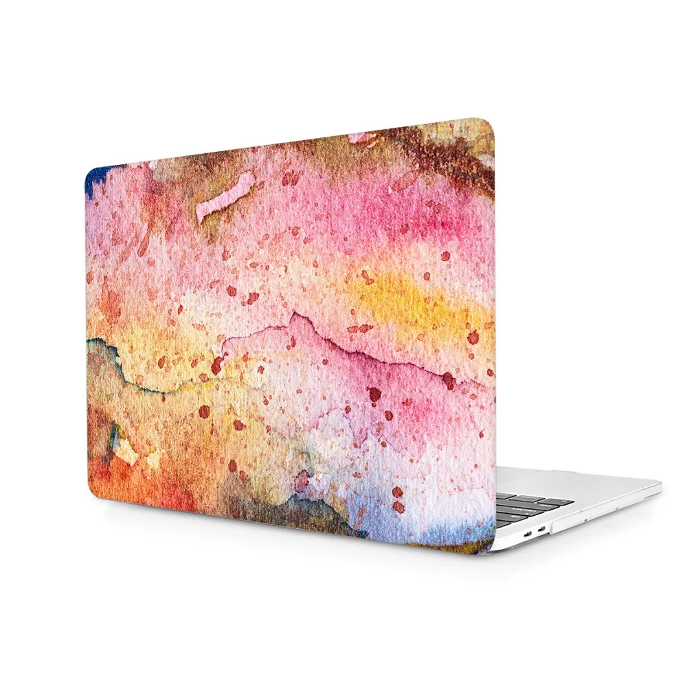Мраморный чехол для Macbook Air Pro retina 12 13 15 16 Touch bar A1932 a2141сумка для ноутбука Macbook Air 11 13 A1466 чехол