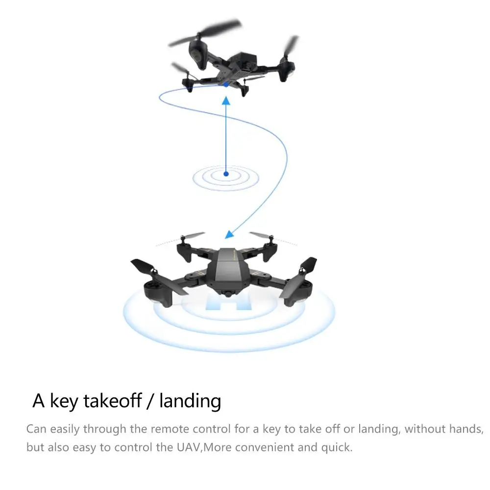 Абс Дрон WiFi FPV в режиме реального времени удержание высоты 3D переворачивает Интеллектуальный беспроводной светодиодный Квадрокоптер с регулируемой скоростью