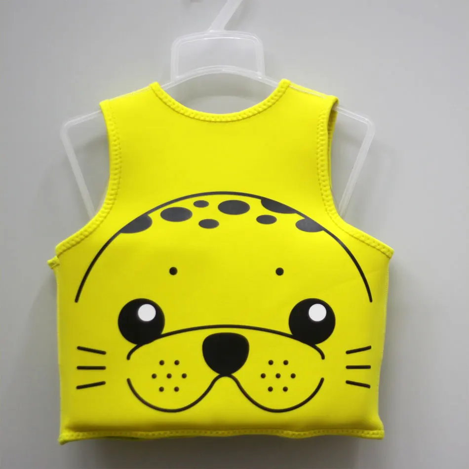 Детский жилет для плавания базовый спасательный детей с неопреновым принтом