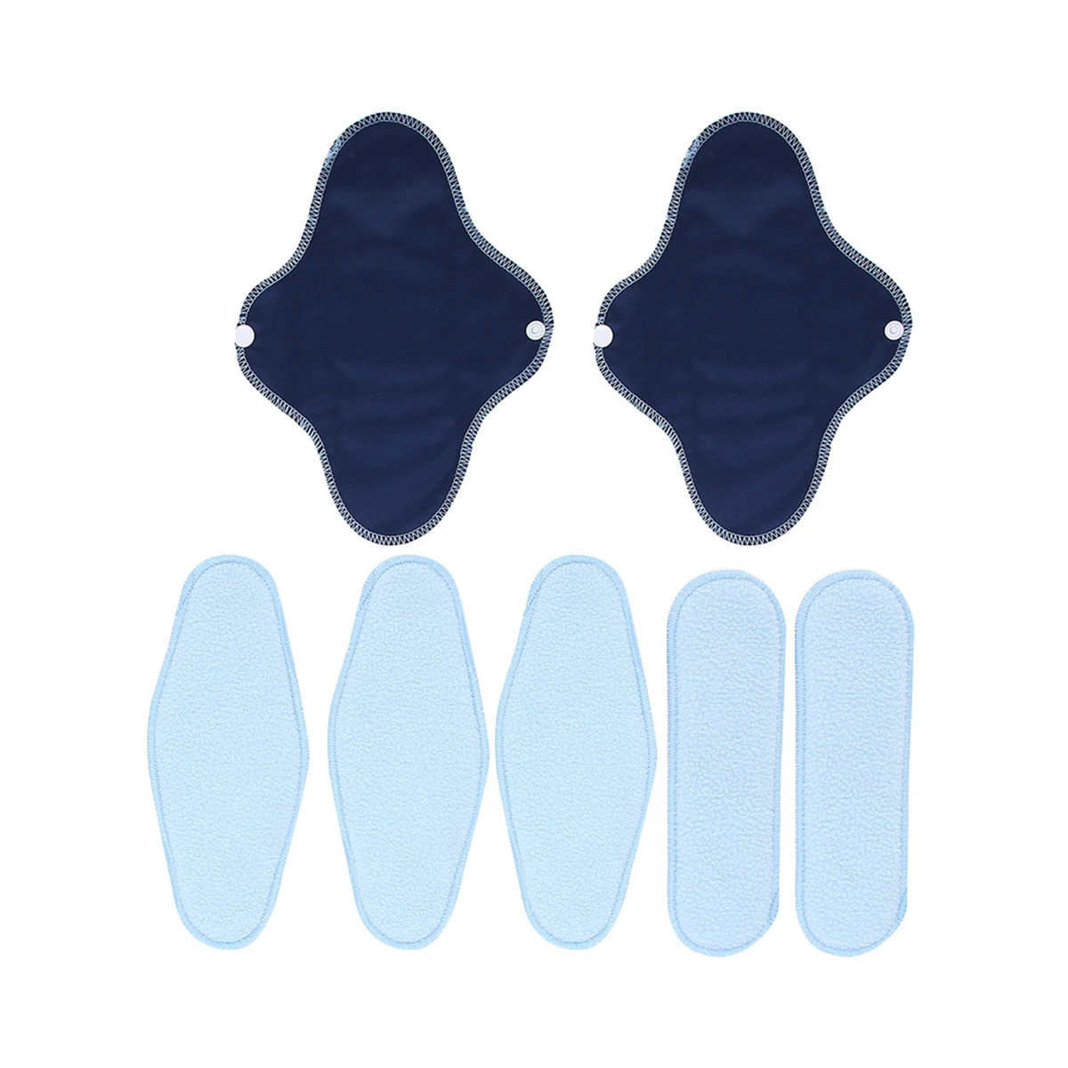 Многоразовые натуральные менструальные прокладки 8 шт./компл./набор накладки на и