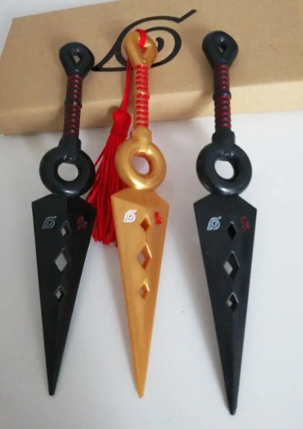 3 шт. Аниме Наруто ниндзя Узумаки кунай четыре поколения Shuriken Метательное оружие реквизит игрушка для косплея - Цвет: 5