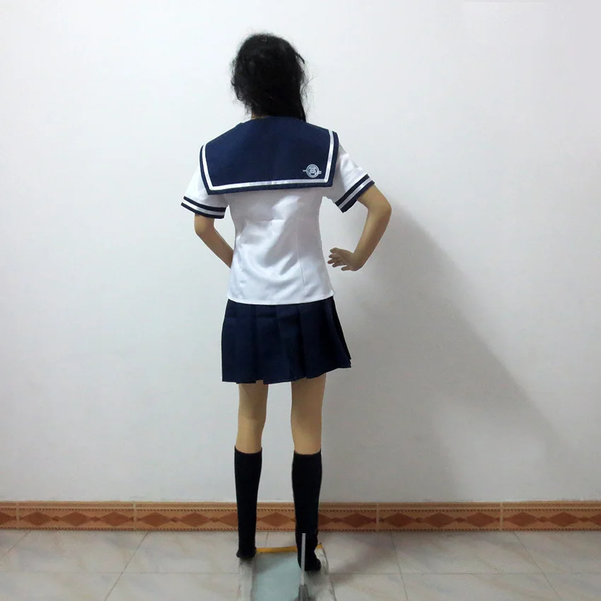 Danganronpa другая серия Naegi Komaru униформа для Хэллоуина костюм косплея любой размер по
