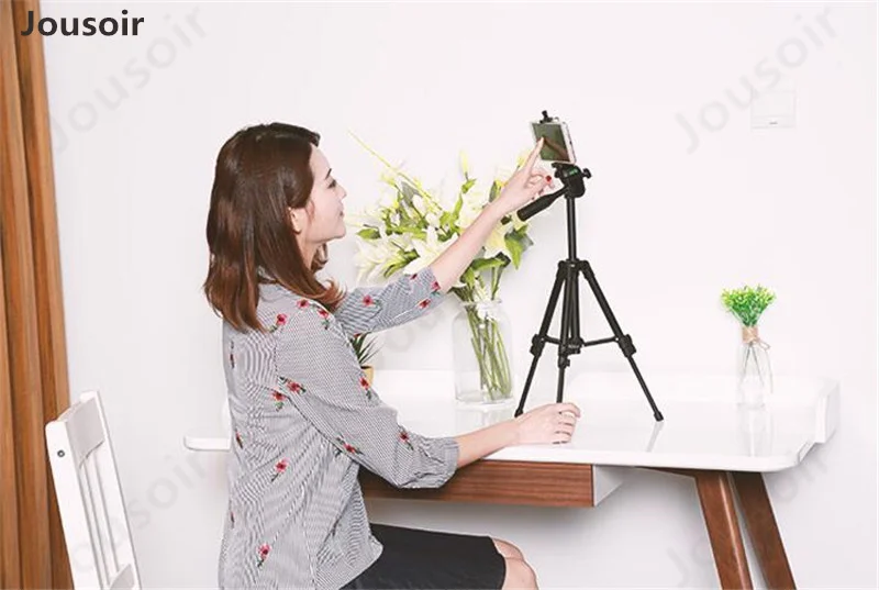 Штатив Weifeng WF-380 мобильного телефона видео selfie кронштейн открытый Desktop штатив SLR Камера Micro один портативный штатив CD50 T02