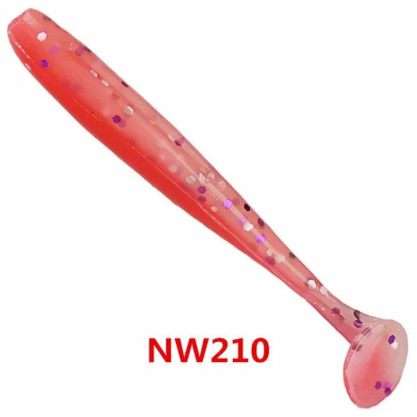 NOEBY 16 шт. мягкие приманки 50mm0. 7 г рыболовные приманки isca искусственные Para Pesca рыболовные воблеры Grub одиночные Т-хвост силиконовые приманки Peche - Цвет: NW210