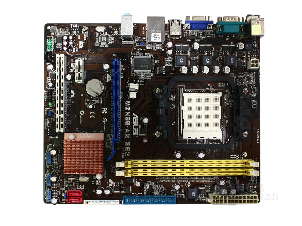 Для NVIDIA GeForce 7025 630a ASUS M2N68-AM SE2 материнская плата DDR2 M2N68 AM SE 2 настольная системная плата используется