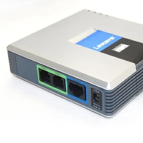 Разблокированный LINKSYS PAP2T-NA PAP2-NA VOIP телефон речевой адаптер с 2 FXS SIP порты VoIP адаптер Более advance PAP2T