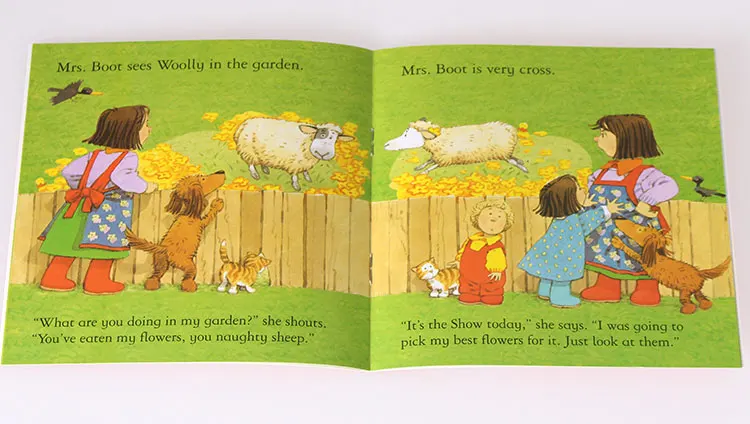 Случайный выбор 5 шт./компл. 15x15 см Usborne лучшие иллюстрированные книги для детей Детские известная история английский скотный двор сказки серии историю фермы
