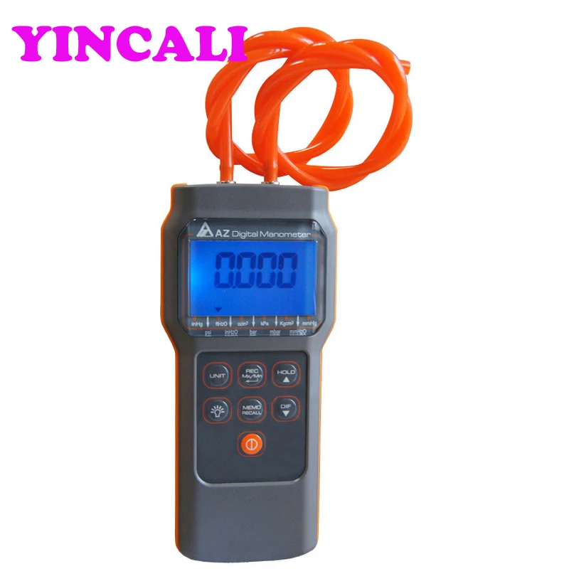 

High Precision Electronic Micro-pressure Gauge AZ82012 Digital Manometer Differential Pressure Meter Measuring Range 1psi