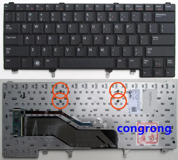 Английская клавиатура для ноутбука DELL E6420 E5420 E5430 E6220 E6320 E6330 E6430|Клавиатуры замены| |