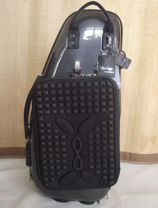 Превосходный чехол из стекловолокно прочный Alto sax|case computer|case aluminumfiberglass plane |