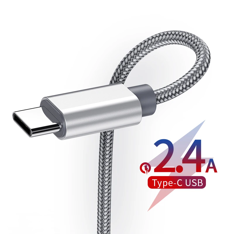 Кабель usb type C 2.4A Быстрый зарядный Дата кабель синхронизации для samsung S9 Oneplus 6t