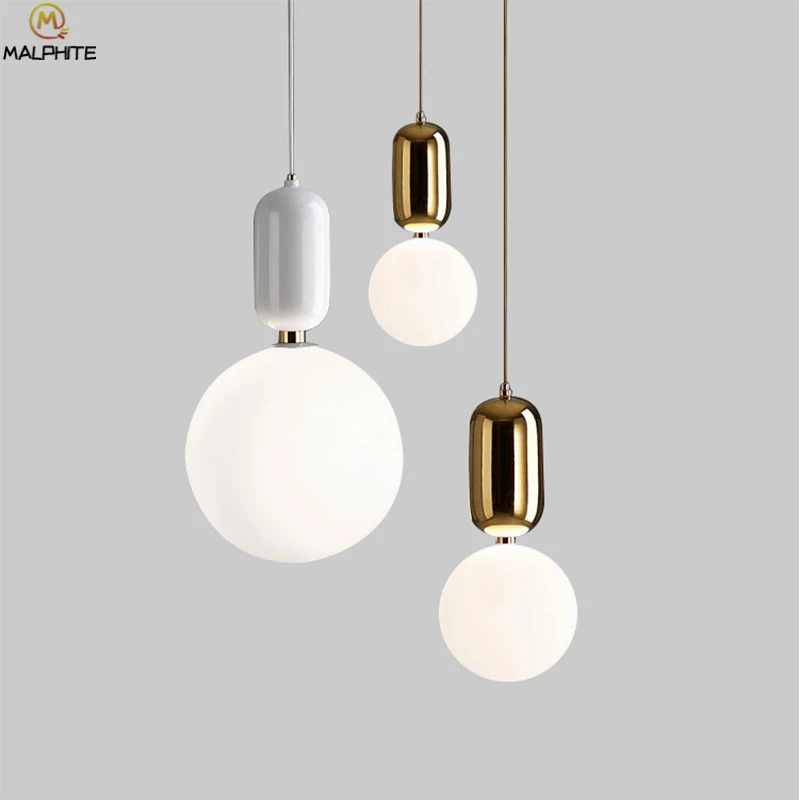 Скандинавская Подвесная лампа светодиодный светильник в стиле лофт