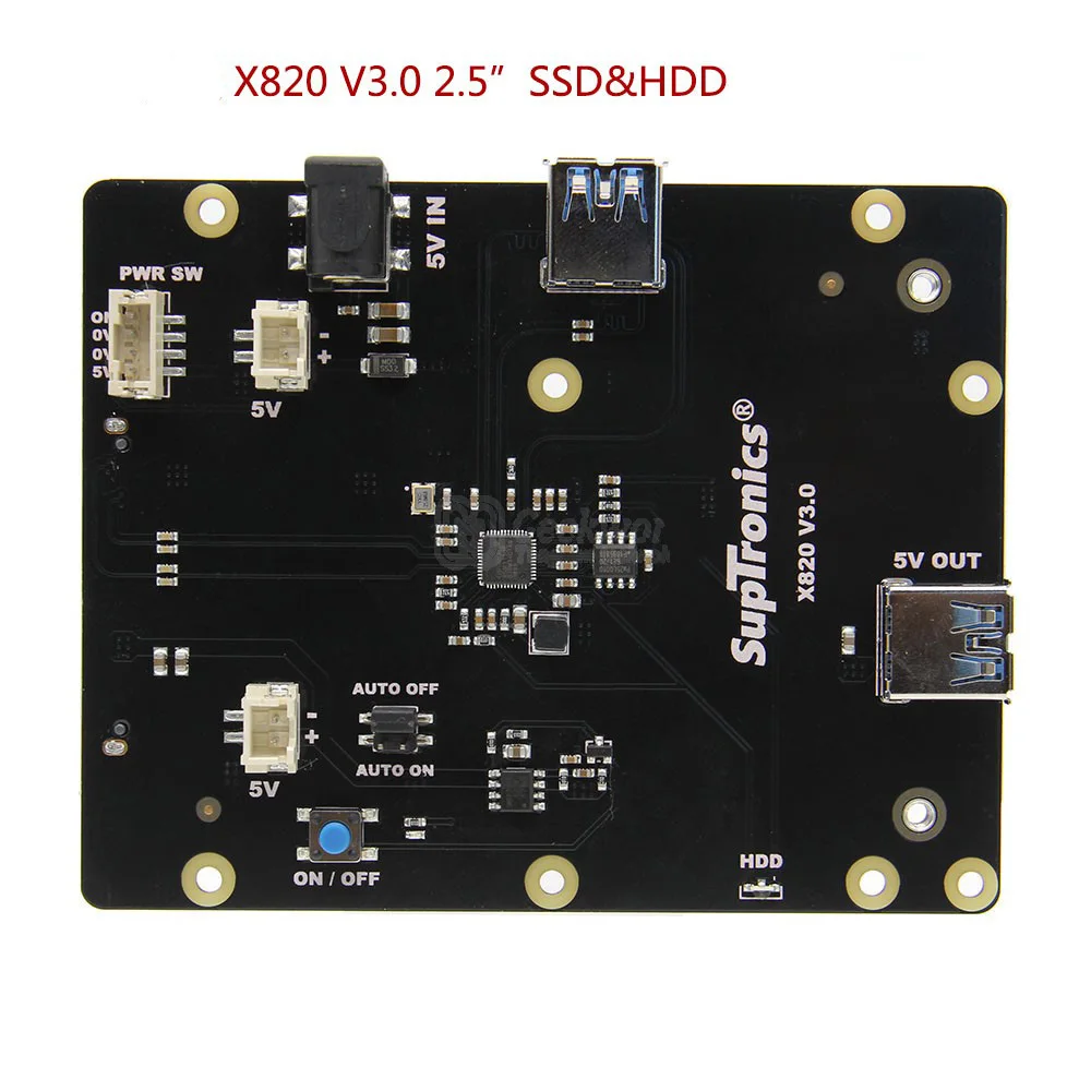 Raspberry Pi 3B + SATA X820 V3.0 2 5 дюйма SSD жесткий диск NAS Поддержка USB3.0 Плата расширения для |
