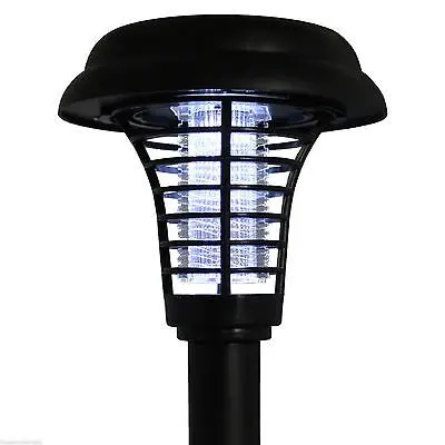 

Smartlife 2-PACK Solar Powered LED Light Pest Bug Zapper Insect Mosquito Killer Lamp Garden Lawn