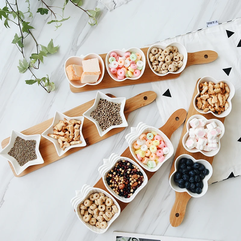 Новая посуда для фруктов в японском стиле керамическая комбинация многоярусный